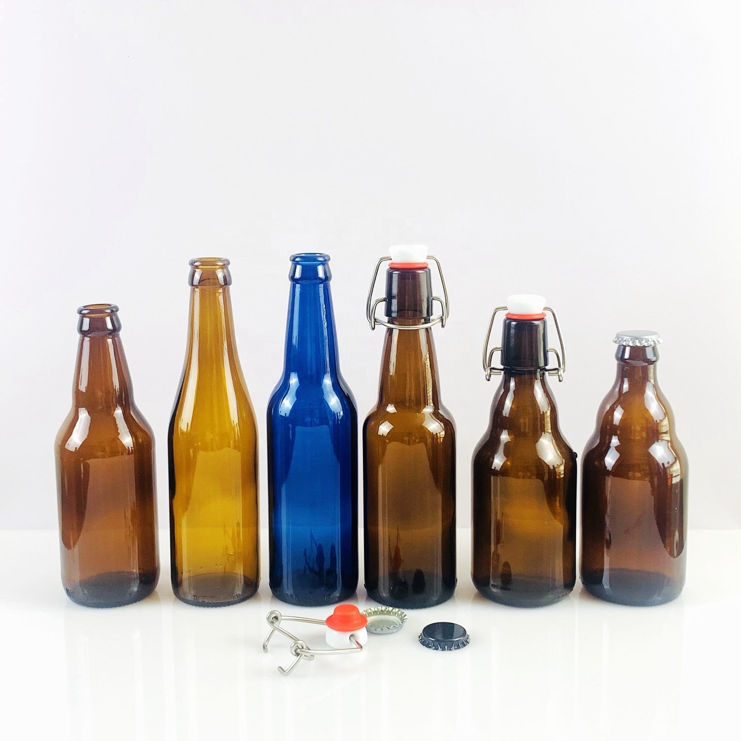 Glass Beer Bottle 330ml 500ml