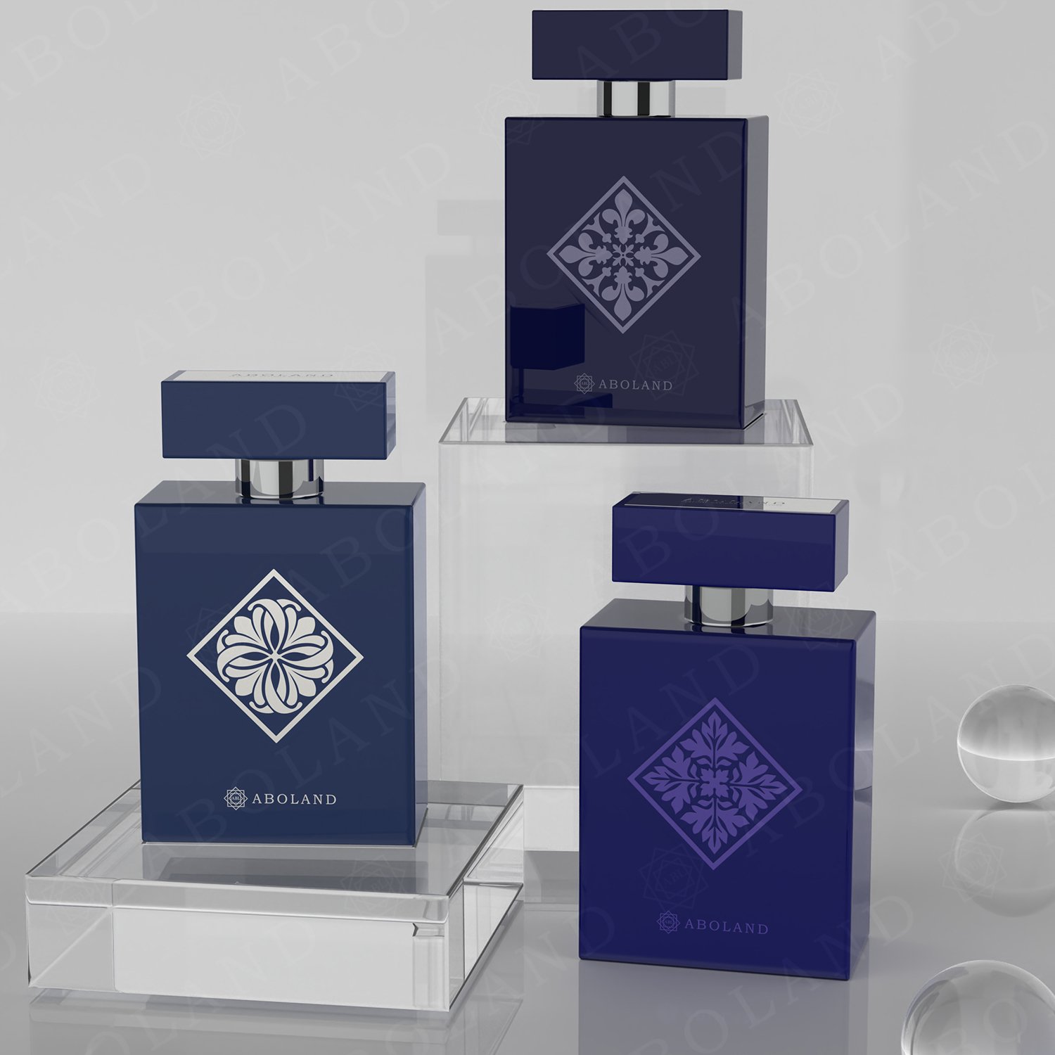 Personalized Custom Luxury Fragrance Glass Bottle Premium Empty Perfume Bottles With Packaging Box