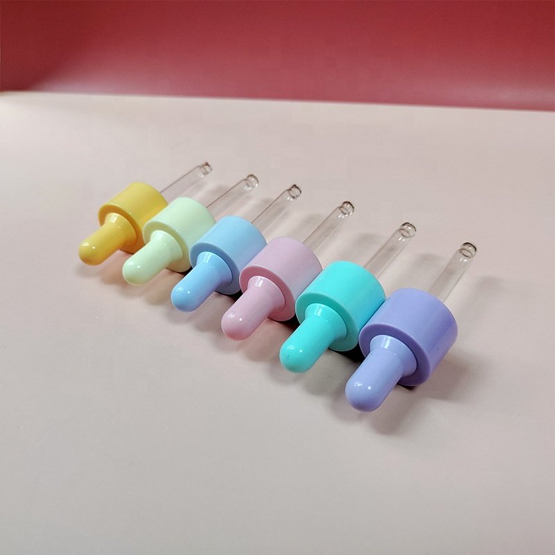 LZ Pack Stock 100pcs Macaron Frosted 30ML Essential Oil Bottle Empty Custom Private Label Oil Dropper Bottles With Custom Box