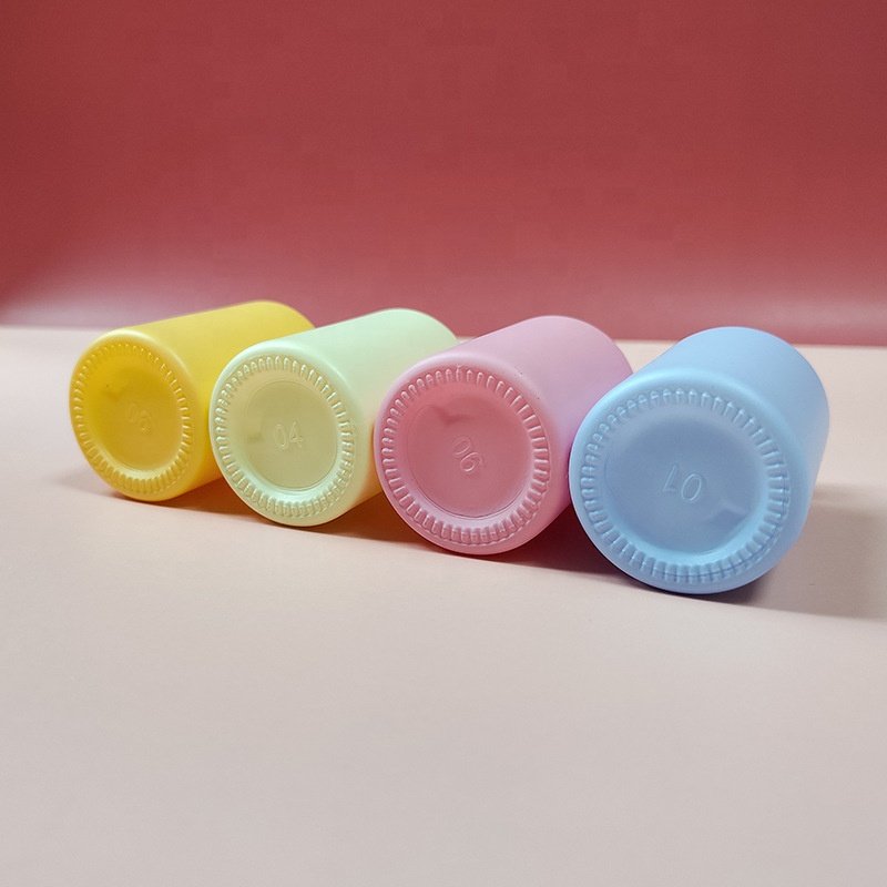 LZ Pack Stock 100pcs Macaron Frosted 30ML Essential Oil Bottle Empty Custom Private Label Oil Dropper Bottles With Custom Box
