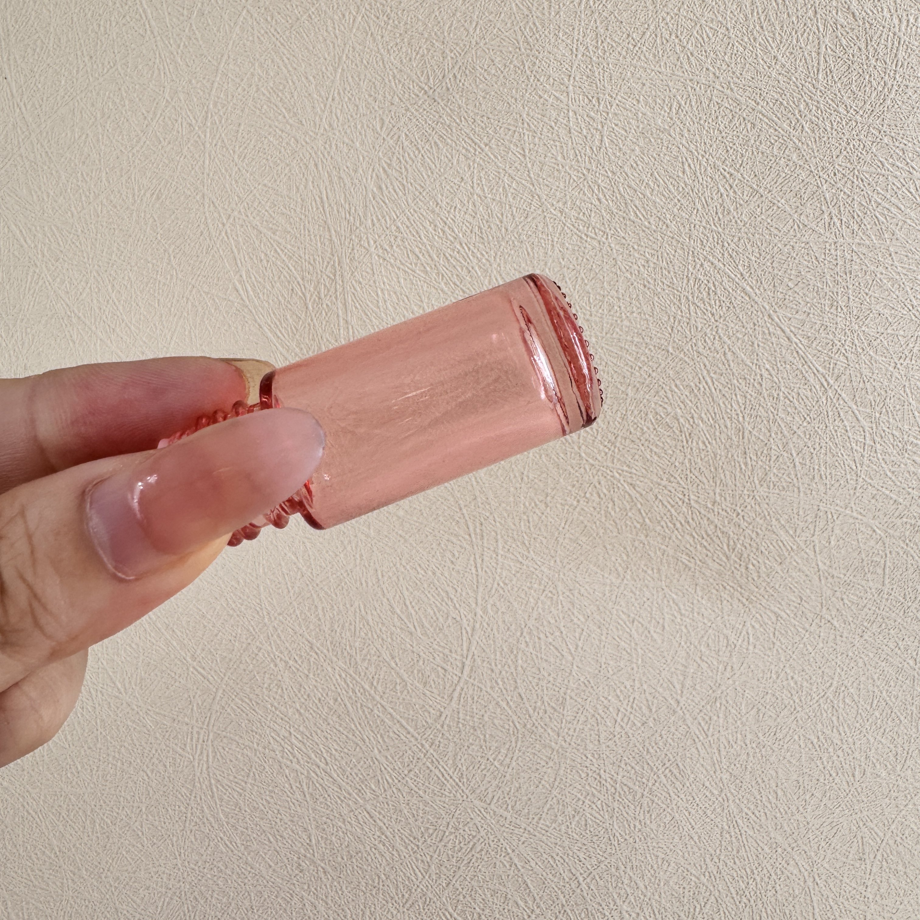 Ready to ship 5ml 10ml empty perfume bottle roller ball glass bottle with gold rose lid
