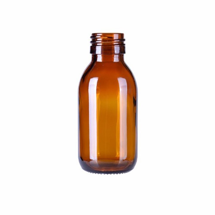 250ML amber empty Oral liquid Syrup glass bottle