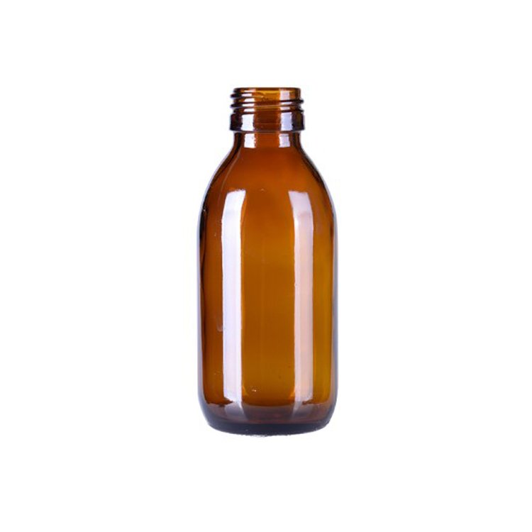 250ML amber empty Oral liquid Syrup glass bottle