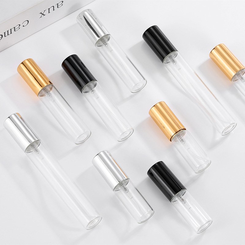 Glass Perfume Bottle 10ml Empty Refillable Perfume Spray Bottle 15ml Perfume Bottle Atomizer Container with Spray