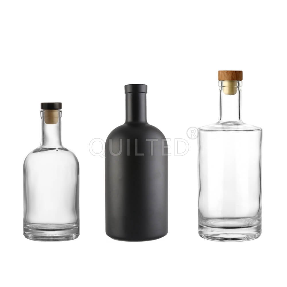 Oslo 500ml 750ml Empty Glass Wine Bottle Whiskey Vodka Gin Beverages Glass Bottle