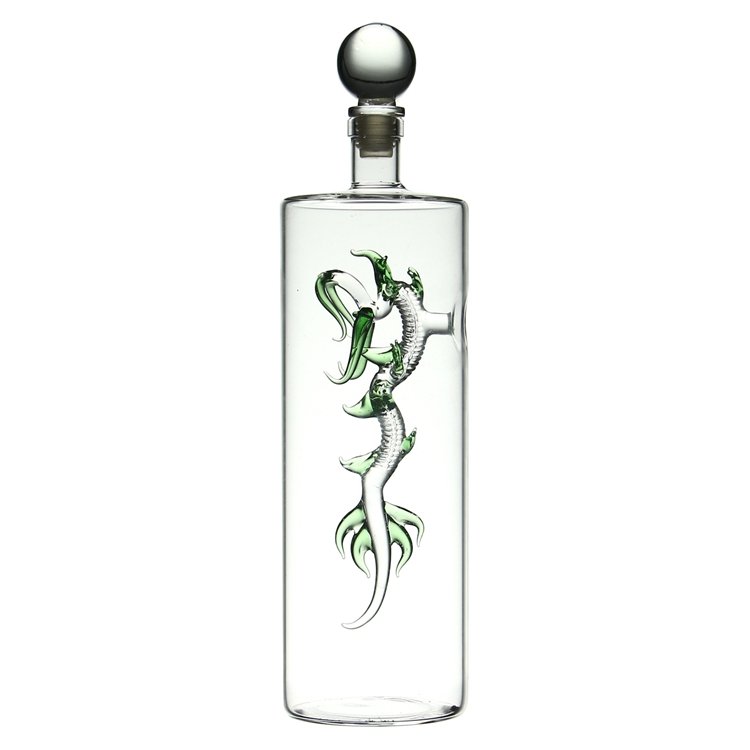 glass wine bottle