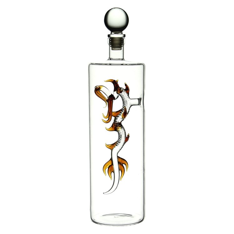 glass wine bottle