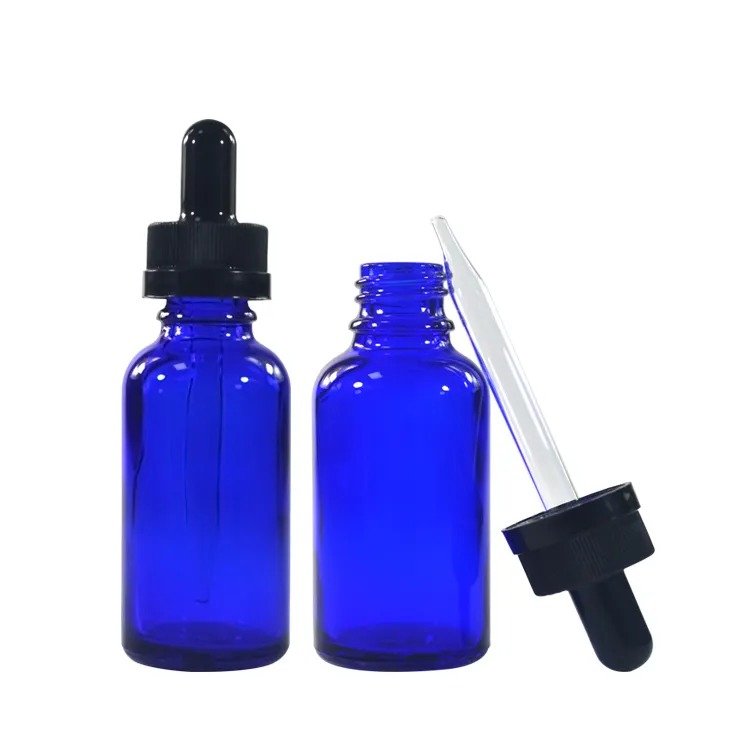 1oz 2oz 4oz 15ml 30ml 60ml 120ml 1 2 4 Oz Amber Cosmetics Empty Essential Oil Face Serum Glass Dropper Bottles With Dropper