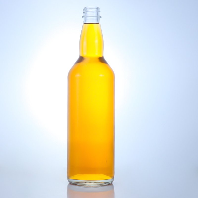 High Quality With Customizable Capacities And Shapes Vodka Whisky Tequila Rum Gin Brandy Glass Bottle With Lid