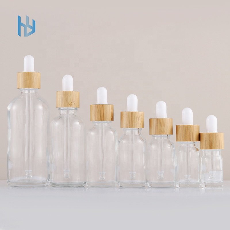 Wholesale price large capacity glass essential oil dropper bottles striped shapes glass bottles containers essential oil bottle