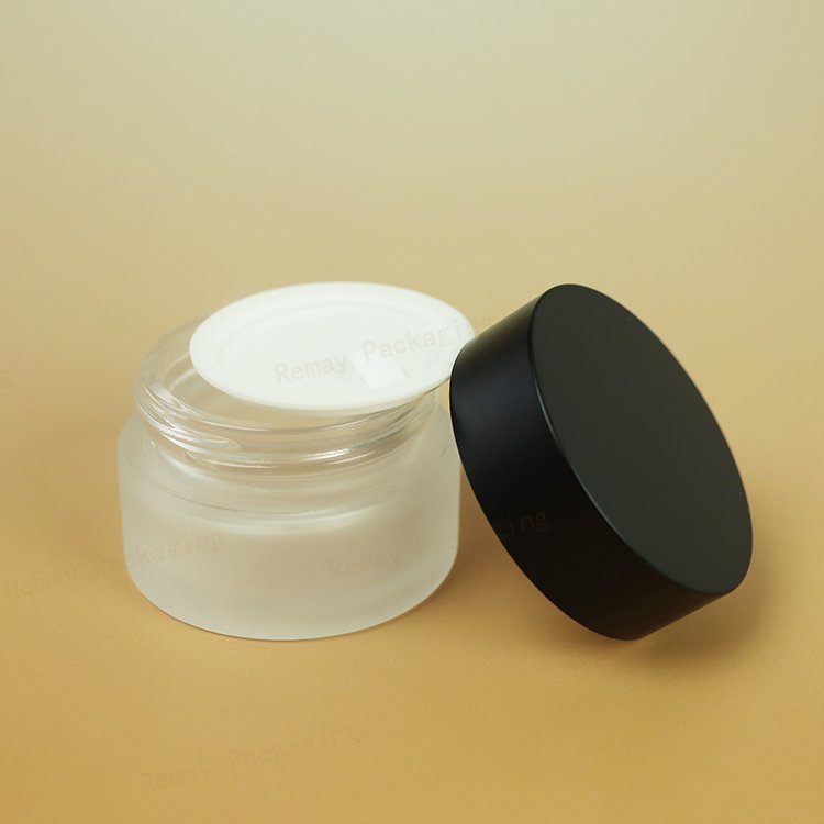 professional manufacturer frosted glass 60ml emulsion spray bottle 120ml glass bottle with pump cosmetic packaging glass bottle