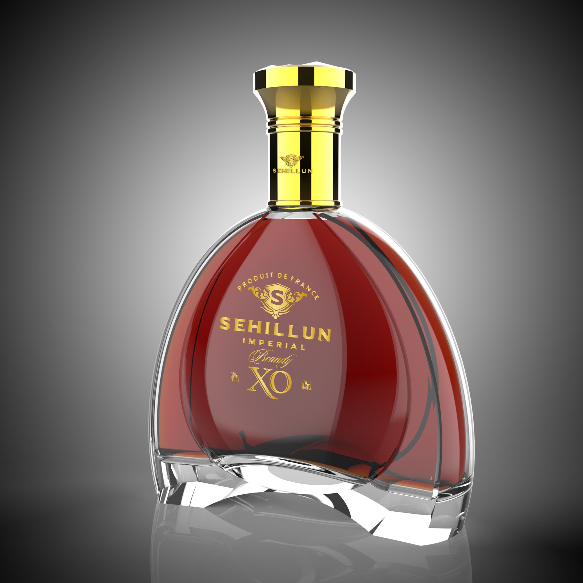 Low MOQ 750ml Custom Luxury Clear Whisky Brandy Wine vodka empty liquor bottle Glass Bottle