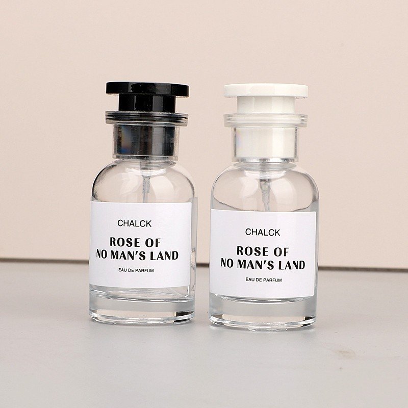50ml Cylinder Shape Glass Classical Fragrance Parfum Spray Bottle Packaging 50ml Custom Empty Perfumes Glass Bottles Luxury