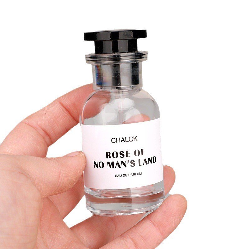 50ml Cylinder Shape Glass Classical Fragrance Parfum Spray Bottle Packaging 50ml Custom Empty Perfumes Glass Bottles Luxury