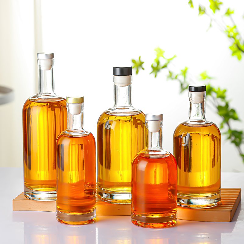 100ml 200ml 375ml 500ml 750ml 1000ml Clear Hot Vodka Brandy Frosted Liquior Wine Glass Bottle