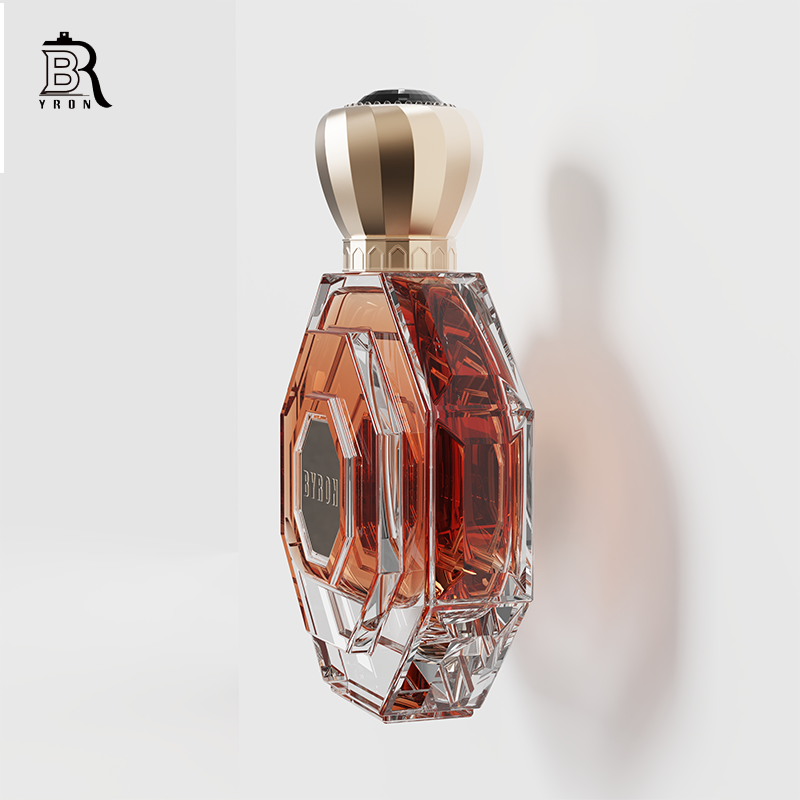 New Design High Quality Elegant Empty 100ml Atomizer Clear Perfume Bottle With Plastic Cap
