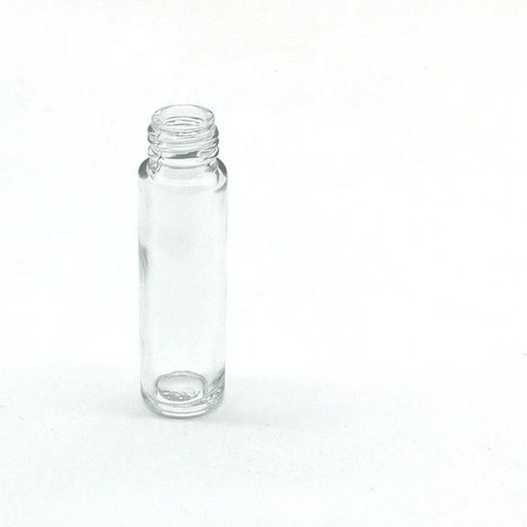 Factory wholesale 10ml cylindrical glass roller bottles with aluminum/plastic cap