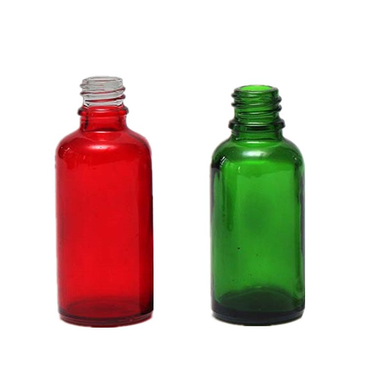 30 ml Blue tincture Glass Dropper Bottle Frosted with Black Dropper Pipette