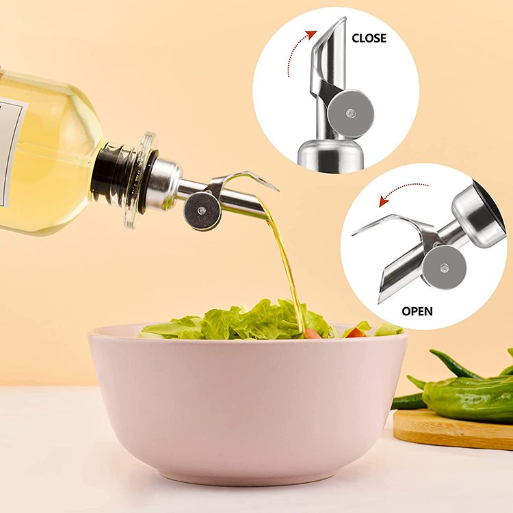 New Coffee Syrup Dispenser Bottle Superior Glass Oil and Vinegar Dispenser Oil Dispenser Bottle for Kitchen