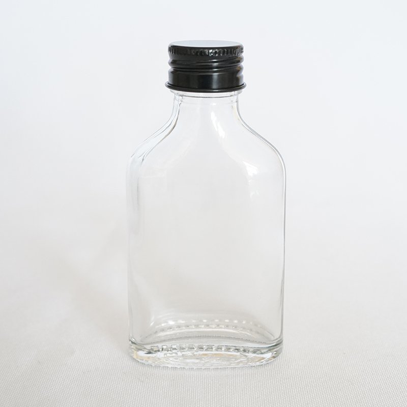 500ml 250ml 100ml 50ml flask glass bottle spirits bottles cold brew coffee beverage glass bottles with screw lid