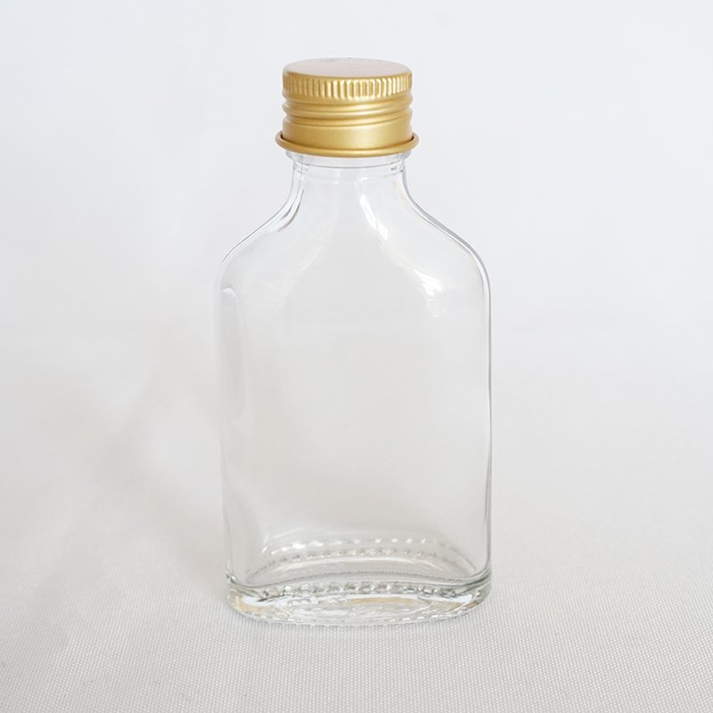 500ml 250ml 100ml 50ml flask glass bottle spirits bottles cold brew coffee beverage glass bottles with screw lid