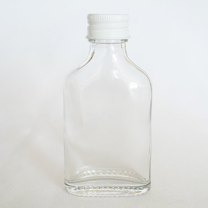 500ml 250ml 100ml 50ml flask glass bottle spirits bottles cold brew coffee beverage glass bottles with screw lid