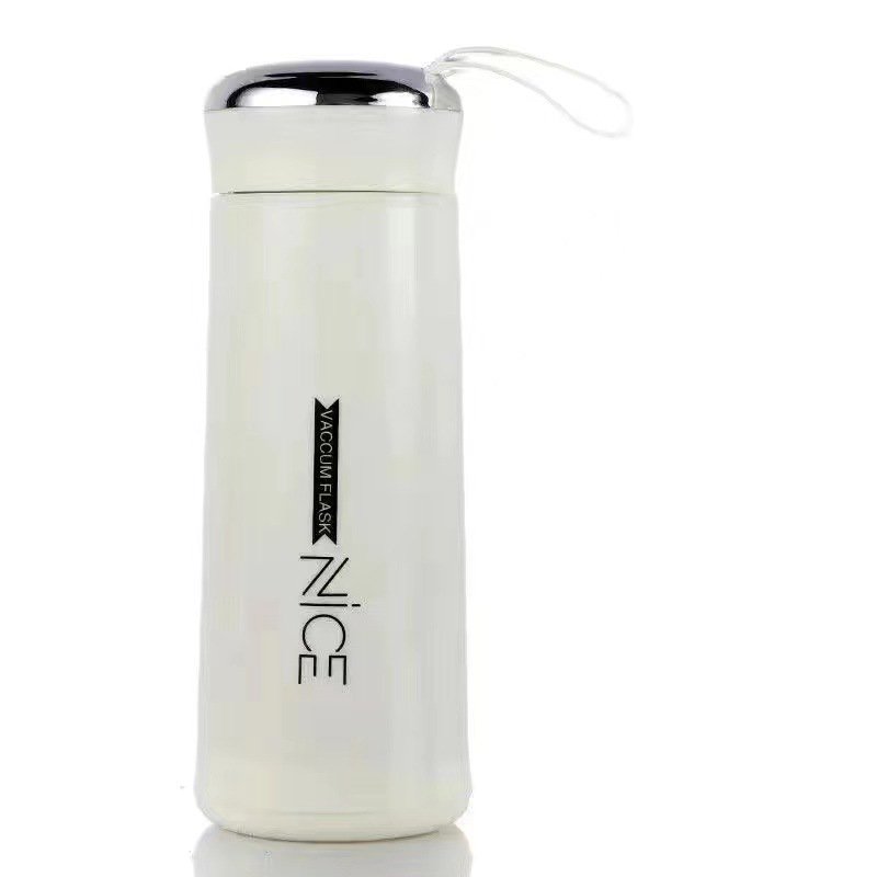 New Nutrition Milk Shake Protein Creative Water Bottle 400ML Plastic Glass Double Insulation Shake Bottle