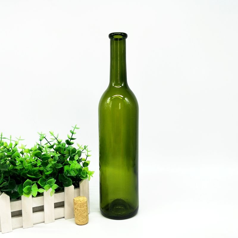 Reasonable Price 750ml Red Wine Bottles Luxury Clear Green Whisky Glass Bottles For Wine