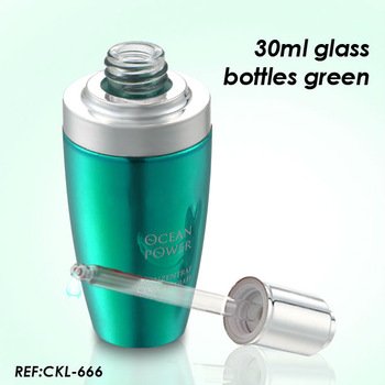 30ml 50ml 100ml Cosmetic Glass Bottle With Dropper