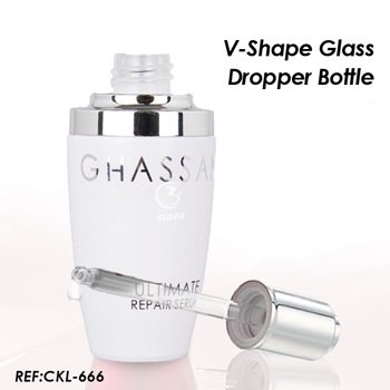 30ml 50ml 100ml Cosmetic Glass Bottle With Dropper