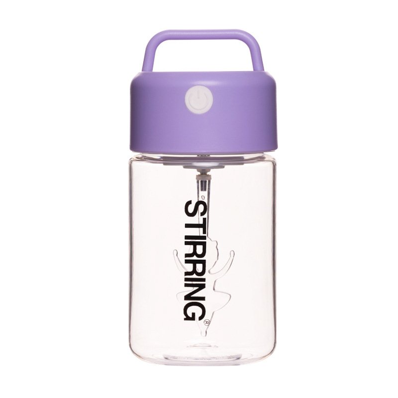 Custom Logo Promotional Sport Gym Bpa Free Portable 10oz Clear Electric Self Stirring Mixing Coffee Protein Shaker Bottle