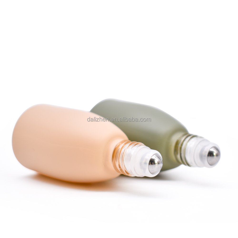 New design 10ml essential oil roll on glass bottle with roller