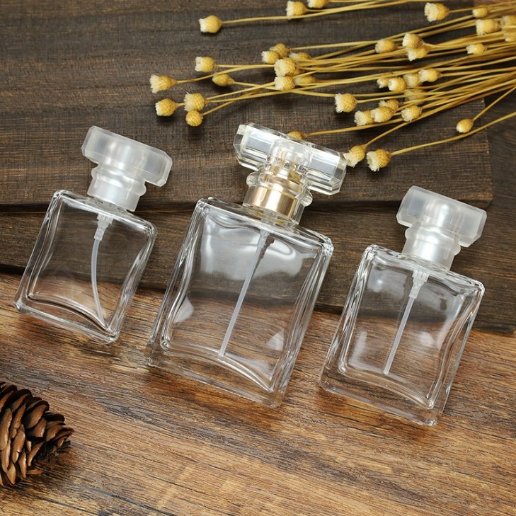 20ml 100ml spot high-grade perfume bottle package glass bottle clamp sample subpackage spray flask
