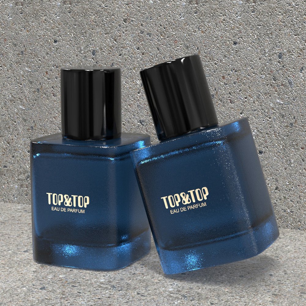 High quality unisex botol parfum frosted flat shoulder atter 50ml transparent bayonet perfume oil spray bottle glass bottles