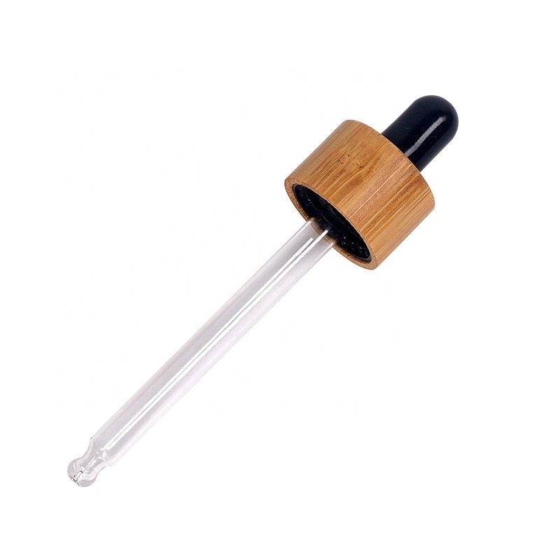 black glass bottle 100ml 50 ml black essential oil bottle 30 ml 15 ml 10 ml bamboo dropper cosmetic bottle