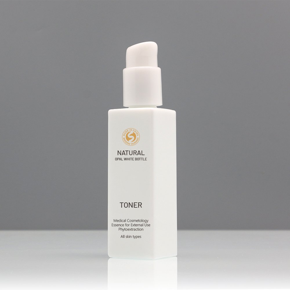 Opal Glass Bottles 120 Ml Empty Cosmetic Serum Pump Bottles 30 Ml Opaque White 100 Ml 120 Ml Glass Bottles And 50 Ml Cream Jars