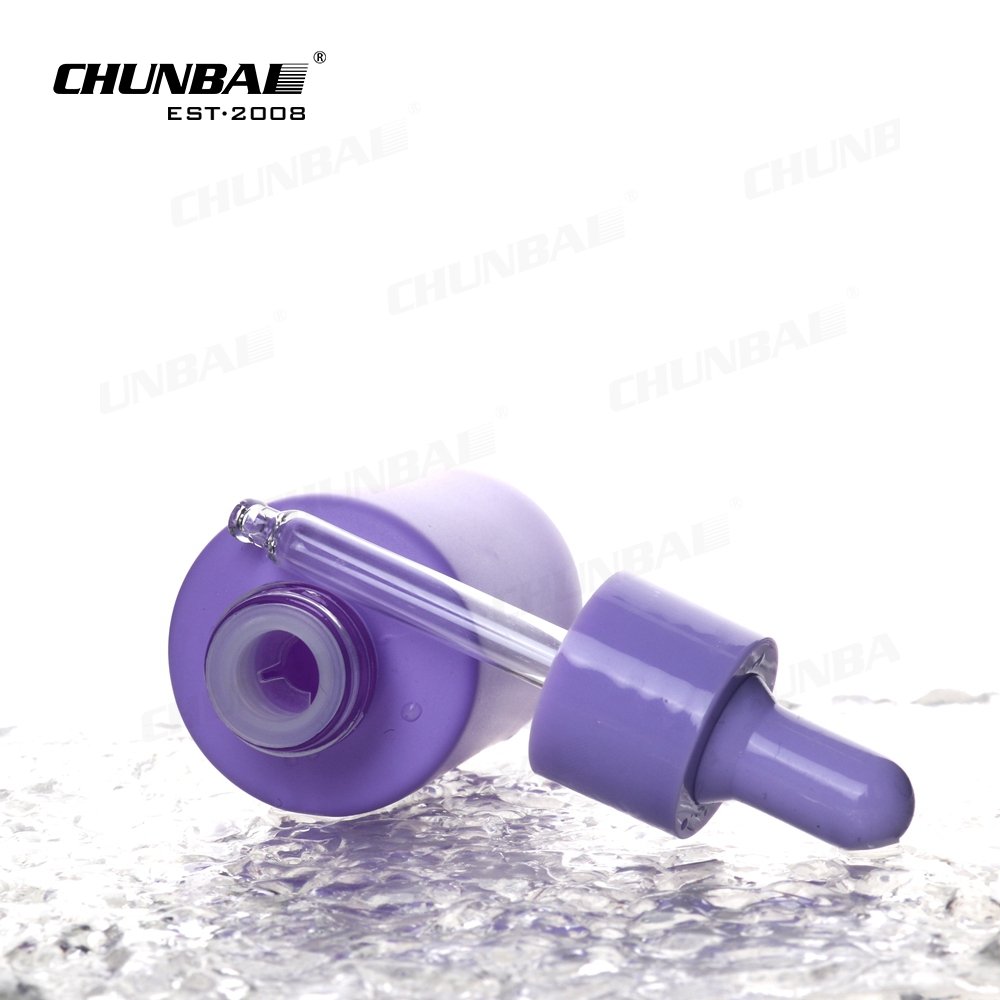 30 Ml Glass Dropper Bottle Spiral Mouth White Dropper Glass Bottle Flat Shoulder Frosted Glass Dropper Bottle