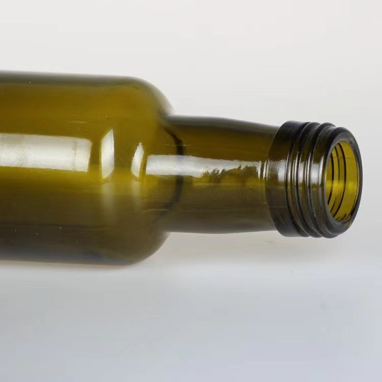 Glass Bottle 250 ml 750ml Antique Green Olive Oil Glass Bottle For Cooking Olive Oil