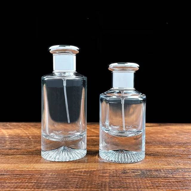 High Quality Fine Mist Spray 50 ml Cosmetic Perfume Glass Bottles Perfume Bottle