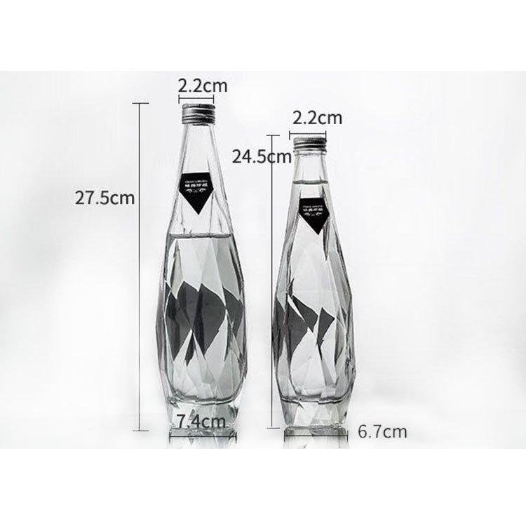 Manufacturer Bespoke 350Ml 500Ml 750Ml Luxurious Alcohol Vodka Gin Tequila Wine Liquor Spirits Water Glass Bottles