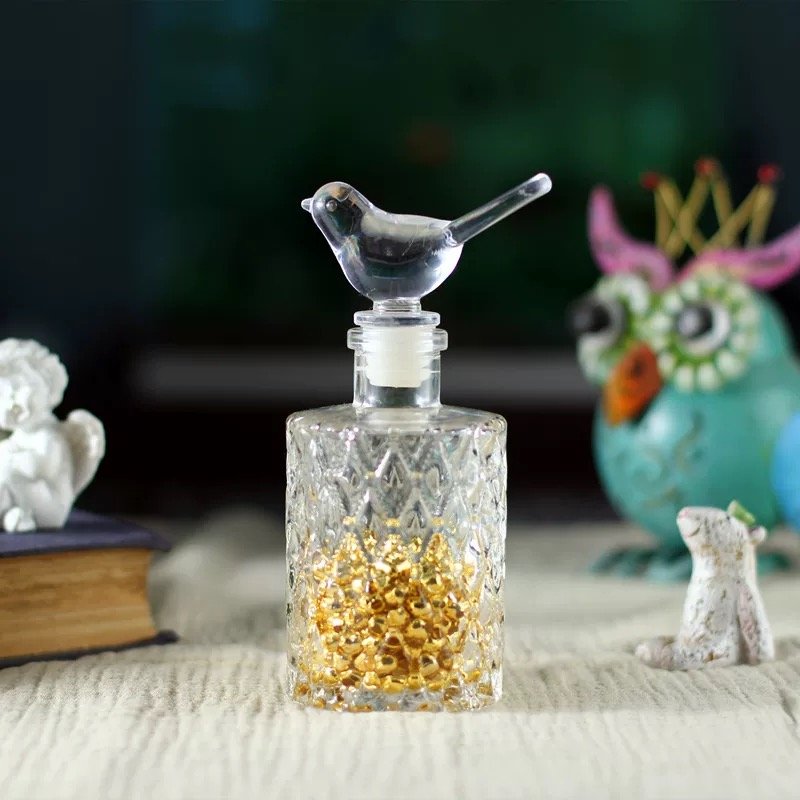 100ml Aromatherapy Glass Bottle Clear Color Perfume Bottle Perfume Oil Reed Diffuse Home Decorative Freshen Bottle