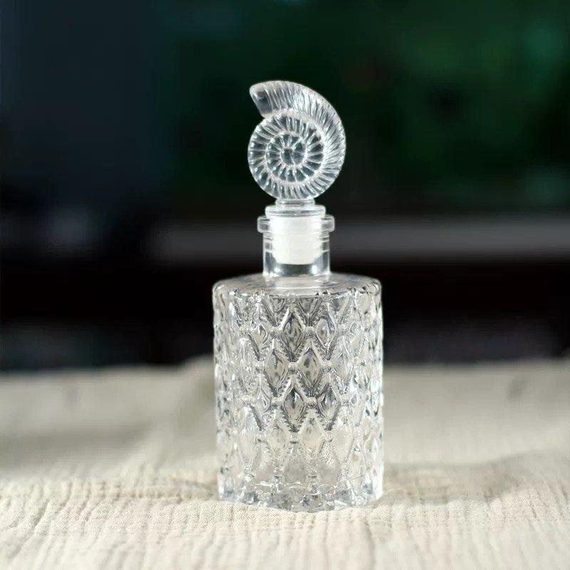 100ml Aromatherapy Glass Bottle Clear Color Perfume Bottle Perfume Oil Reed Diffuse Home Decorative Freshen Bottle