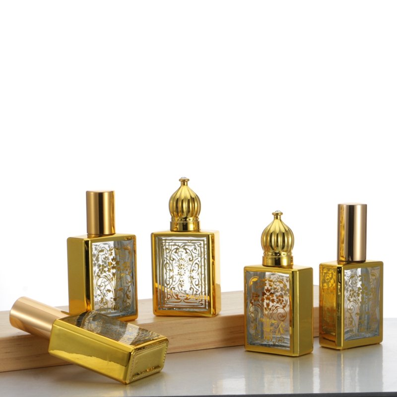 Arab High-end Spray Empty Bottle Portable Glass 15Ml Travel Sample Press Perfume To Replace Empty Bottle