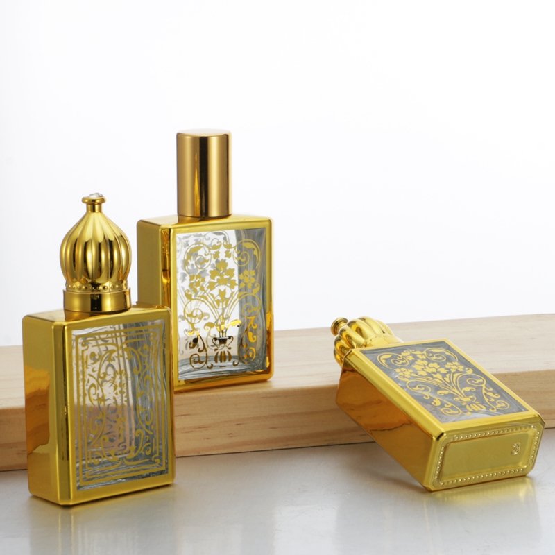 Arab High-end Spray Empty Bottle Portable Glass 15Ml Travel Sample Press Perfume To Replace Empty Bottle