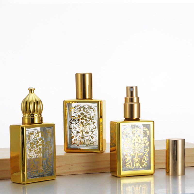 Arab High-end Spray Empty Bottle Portable Glass 15Ml Travel Sample Press Perfume To Replace Empty Bottle