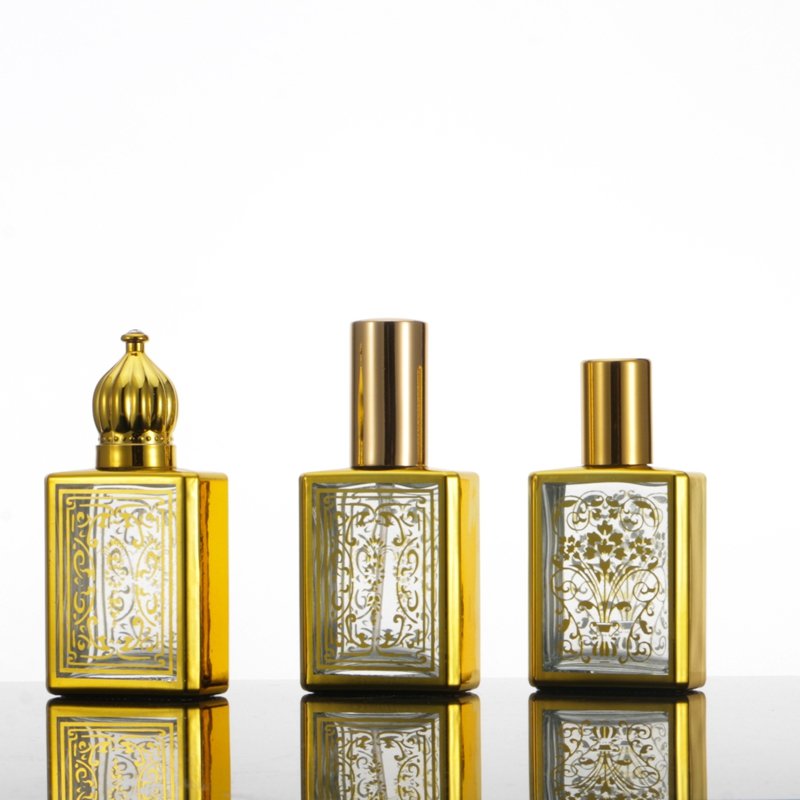 Arab High-end Spray Empty Bottle Portable Glass 15Ml Travel Sample Press Perfume To Replace Empty Bottle