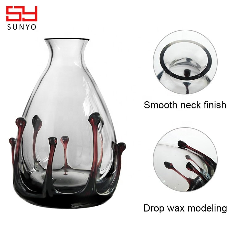 Handmade Leadfree Crystal Rock Stainless Steel Base with whiskey cup