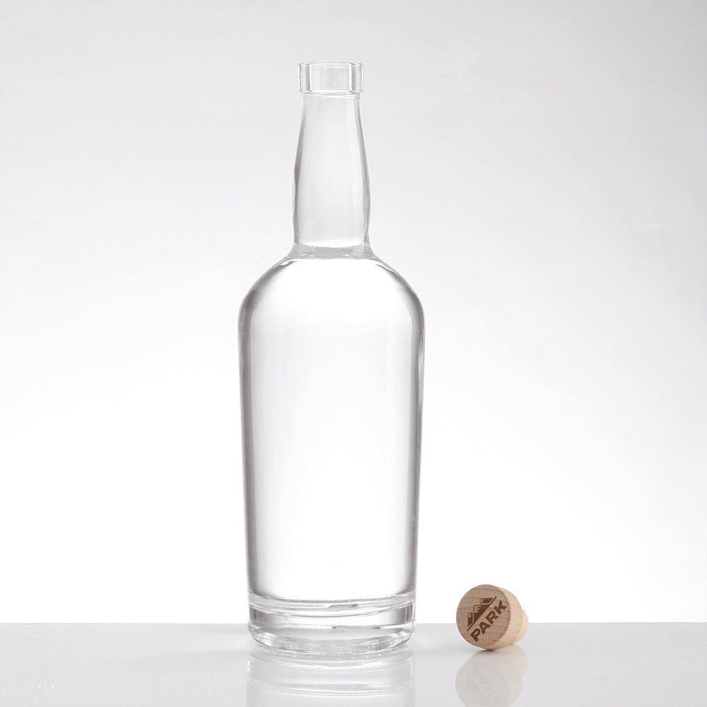 Premium empty cylinder spirit glass 750ml whisky vodka liquor bottle frosting wine glass bottle wholesale
