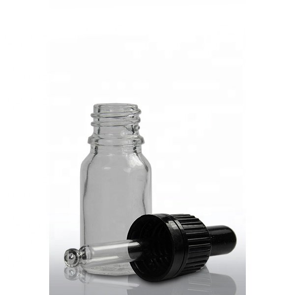 10 ml mini clear sprayer glass bottle for perfume samples packaging,glass spray bottle with black plastic pump head