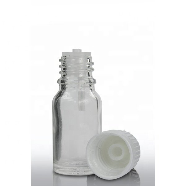 10 ml mini clear sprayer glass bottle for perfume samples packaging,glass spray bottle with black plastic pump head